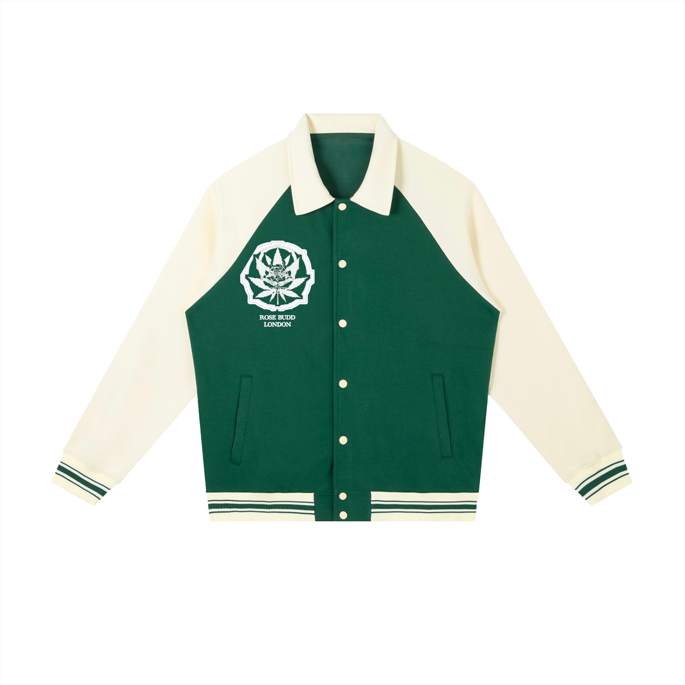 Rosebudd London Clothing - Baseball Jacket Baseball Jacket - Image 3