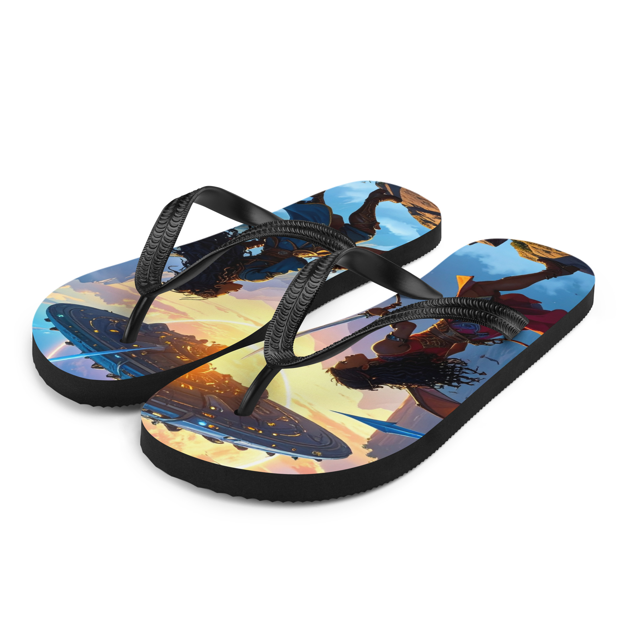 Rosebudd London - Space Ship Shadowalker Flip-Flops - Image 2