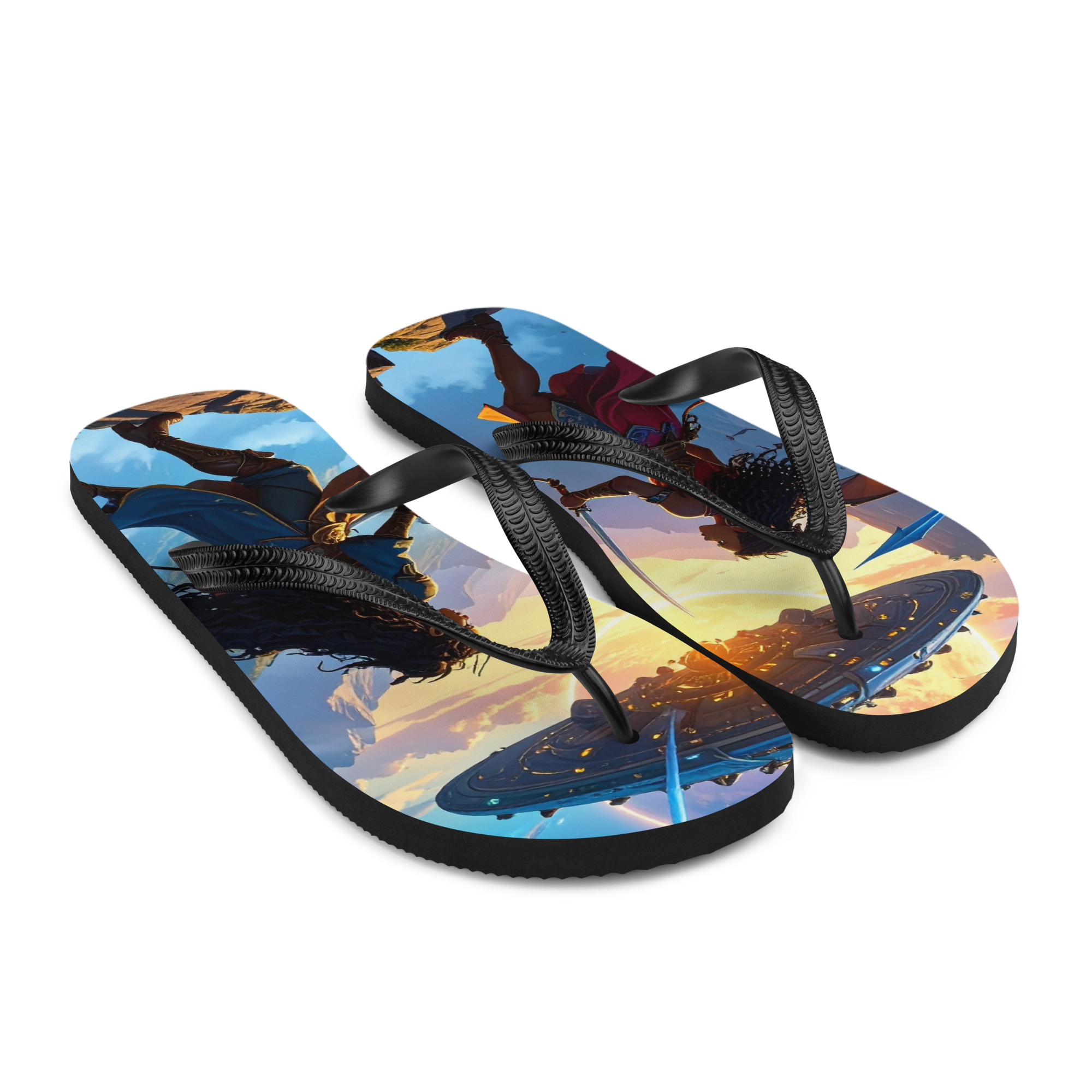 Rosebudd London - Space Ship Shadowalker Flip-Flops - Image 6