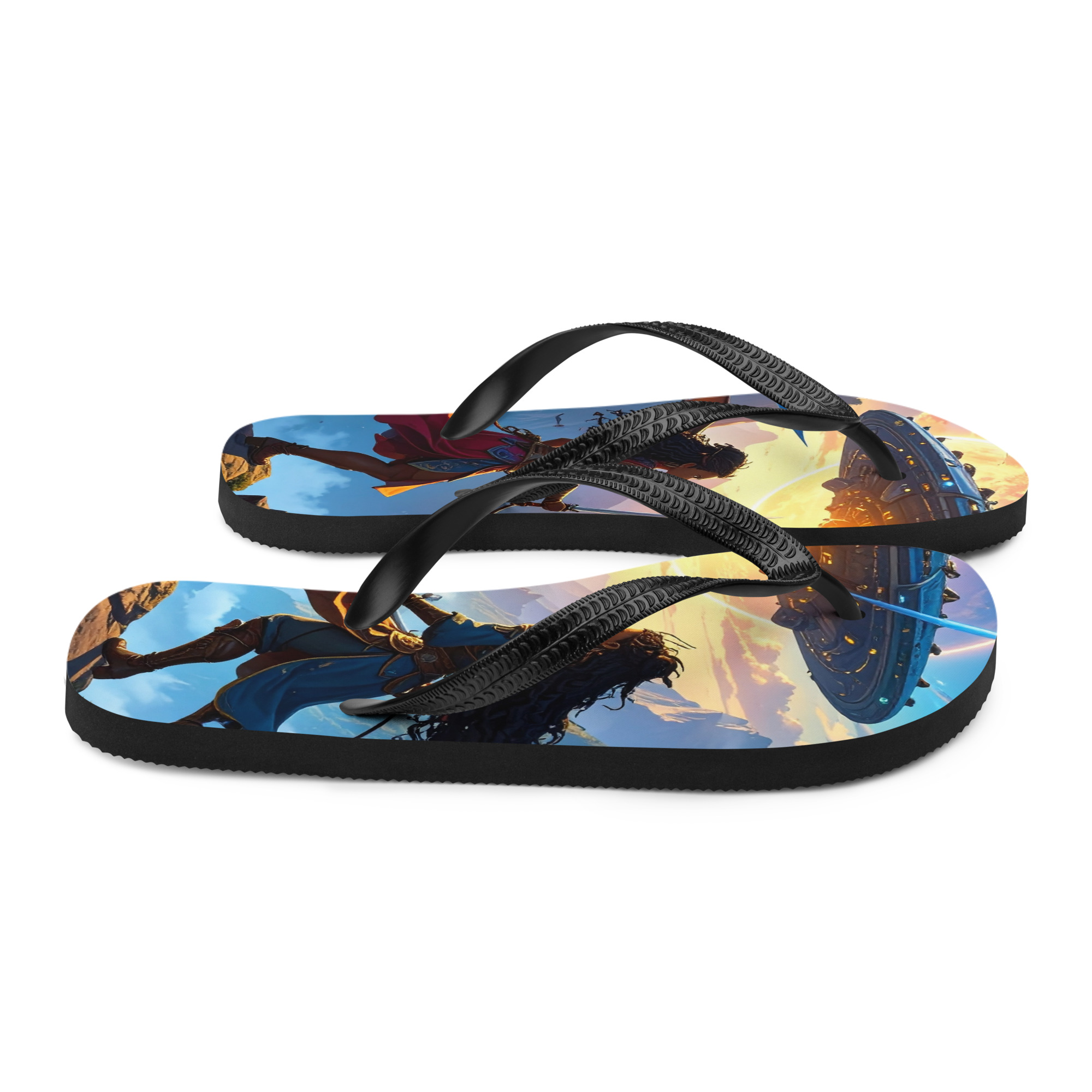 Rosebudd London - Space Ship Shadowalker Flip-Flops - Image 5
