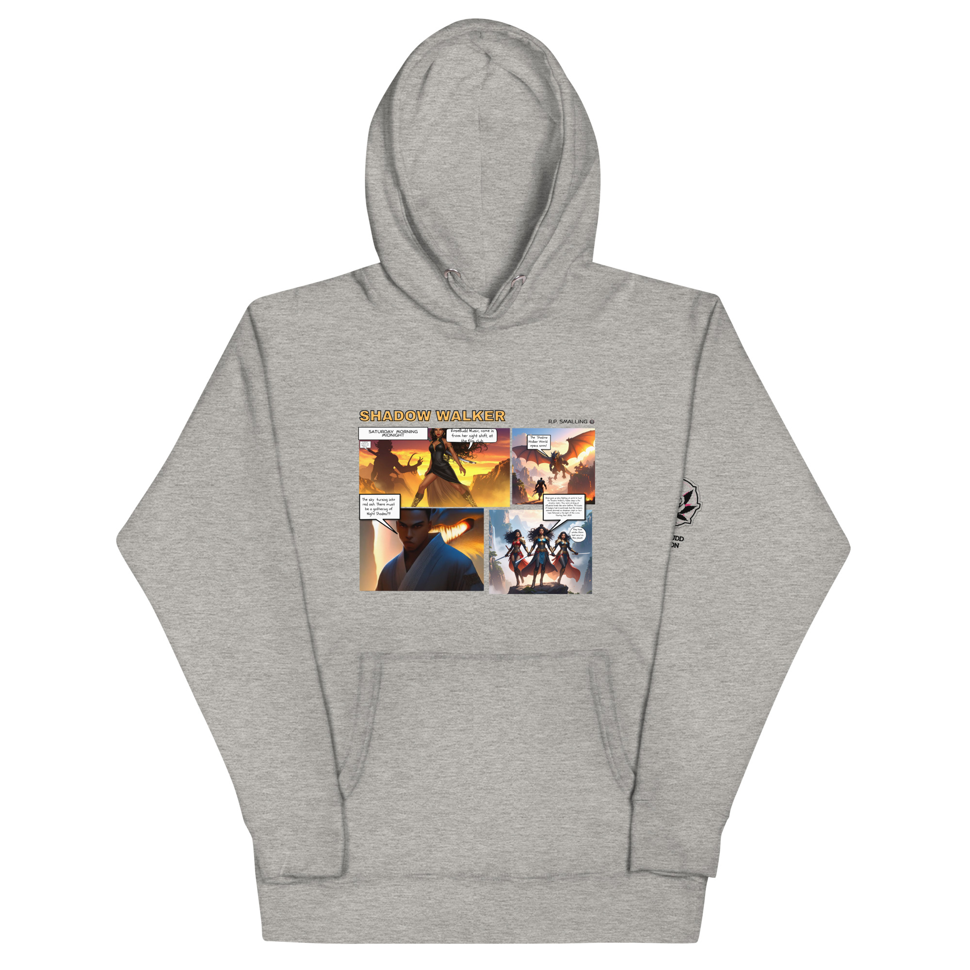 Rosebudd London- Shadow Walker Range - Comic -Hoodie - Image 2