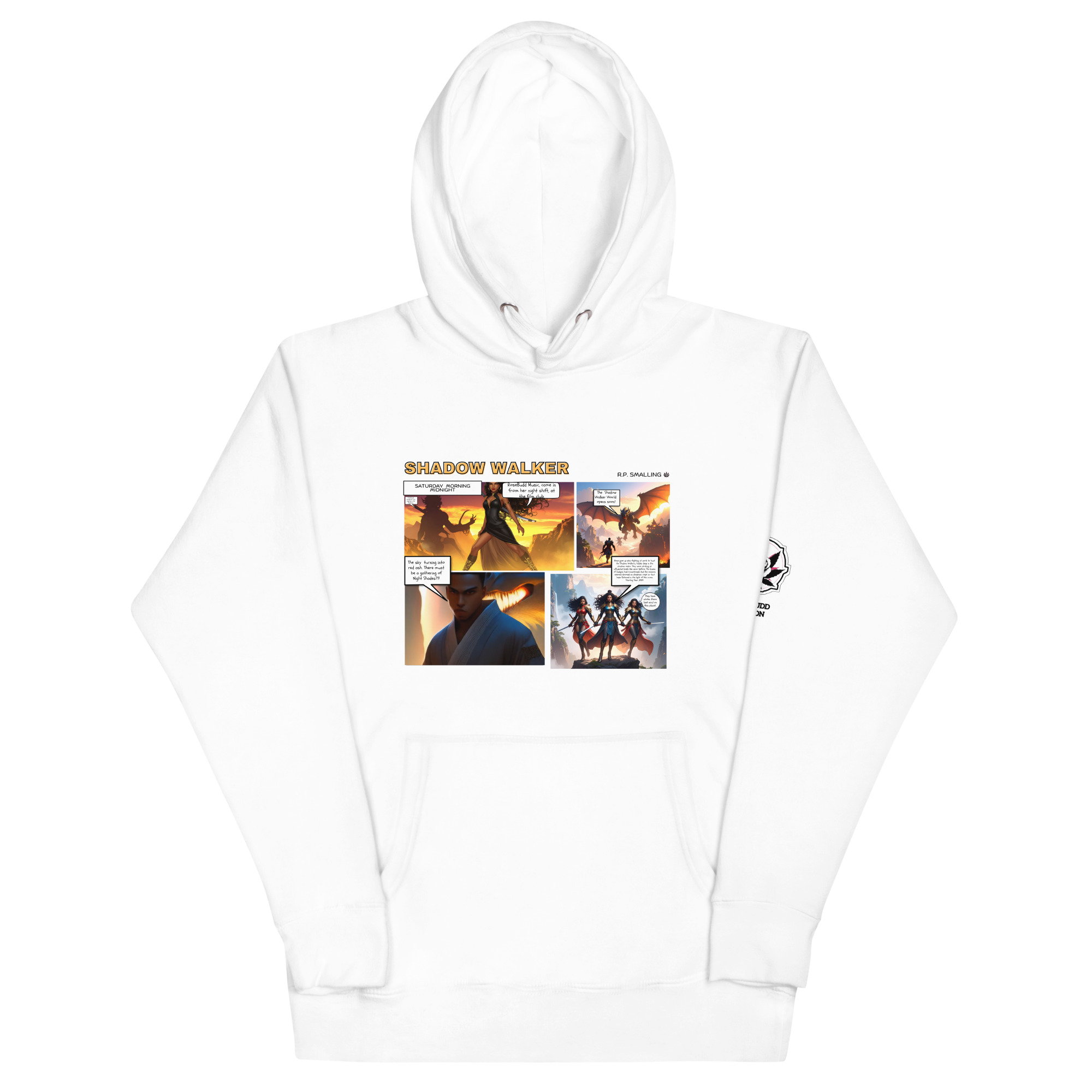 Rosebudd London- Shadow Walker Range - Comic -Hoodie - Image 4