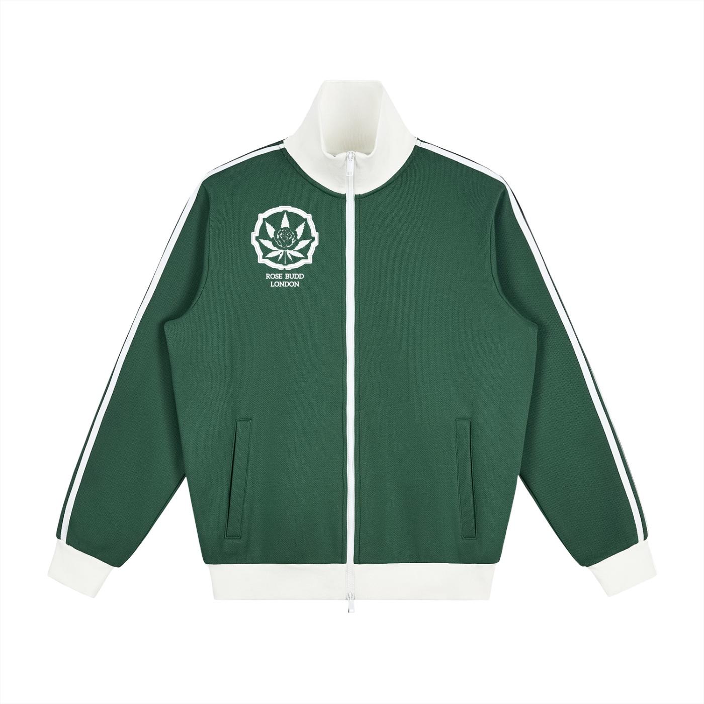RoseBudd London Clothing Classic -The RLC- Track Jacket with Stripe - Image 5