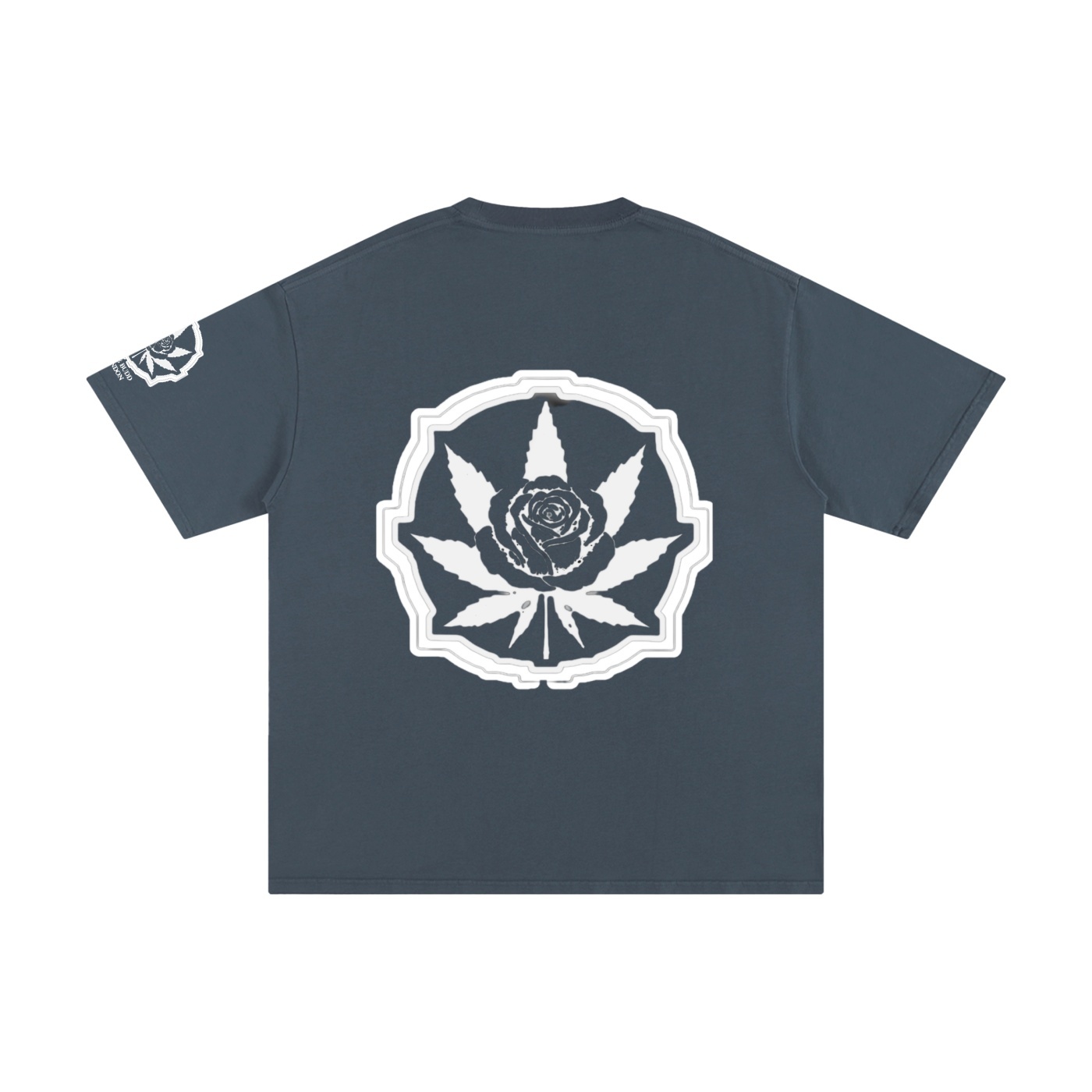 Rosebudd London Classic Logo Pure Cotton T-Shirt - Image 4