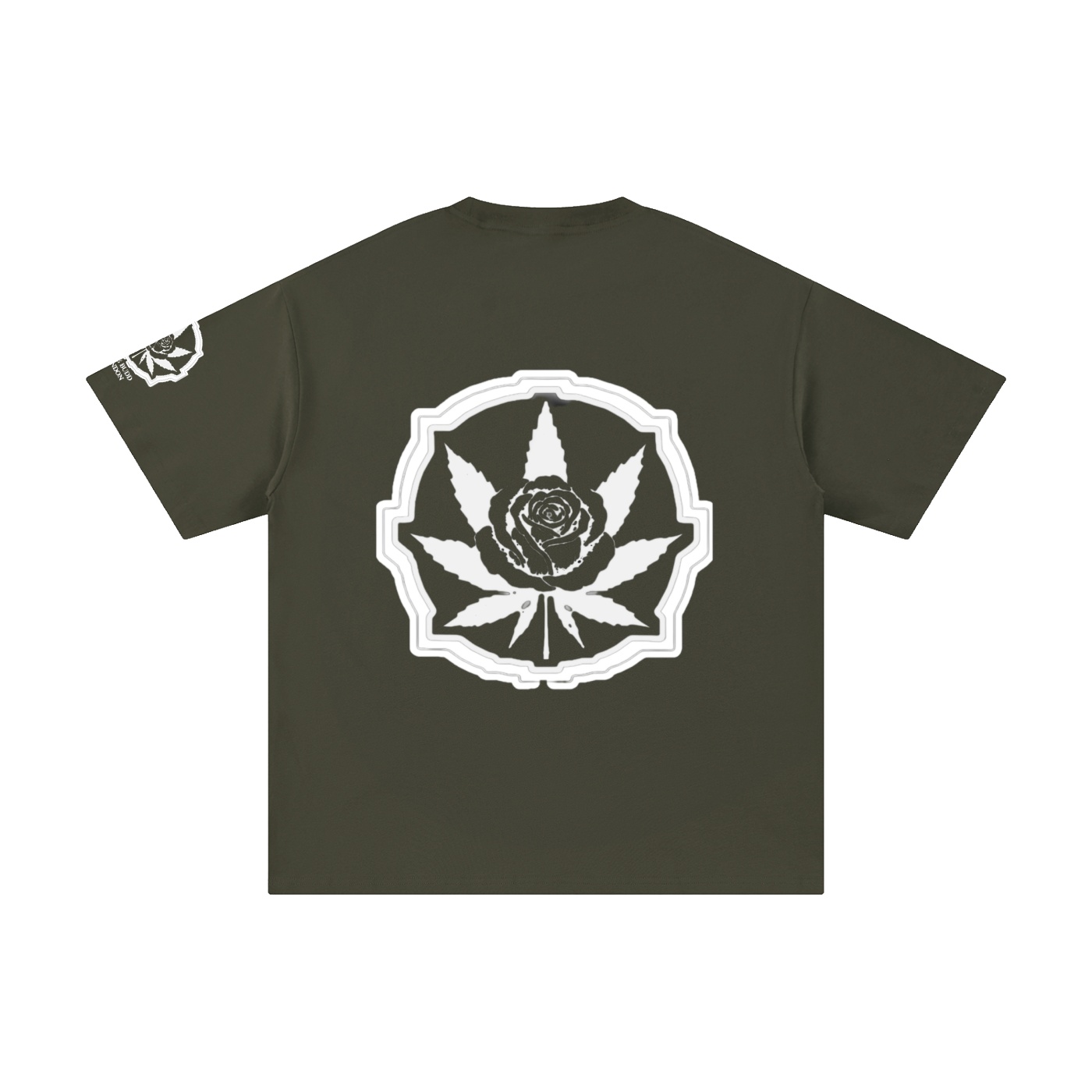 Rosebudd London Classic Logo Pure Cotton T-Shirt - Image 6