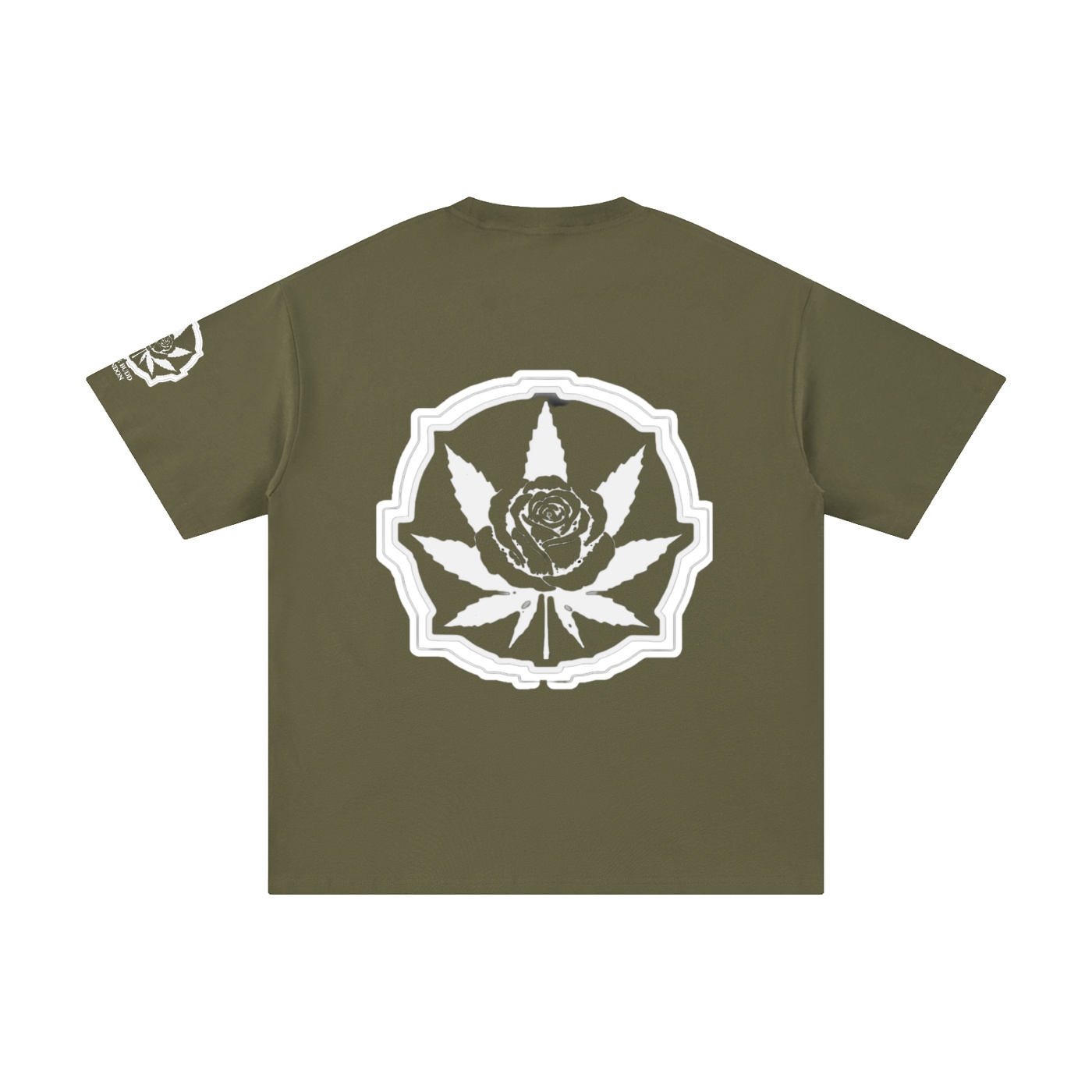 Rosebudd London Clothing - Classic Logo Pure Cotton T-Shirt - Image 8