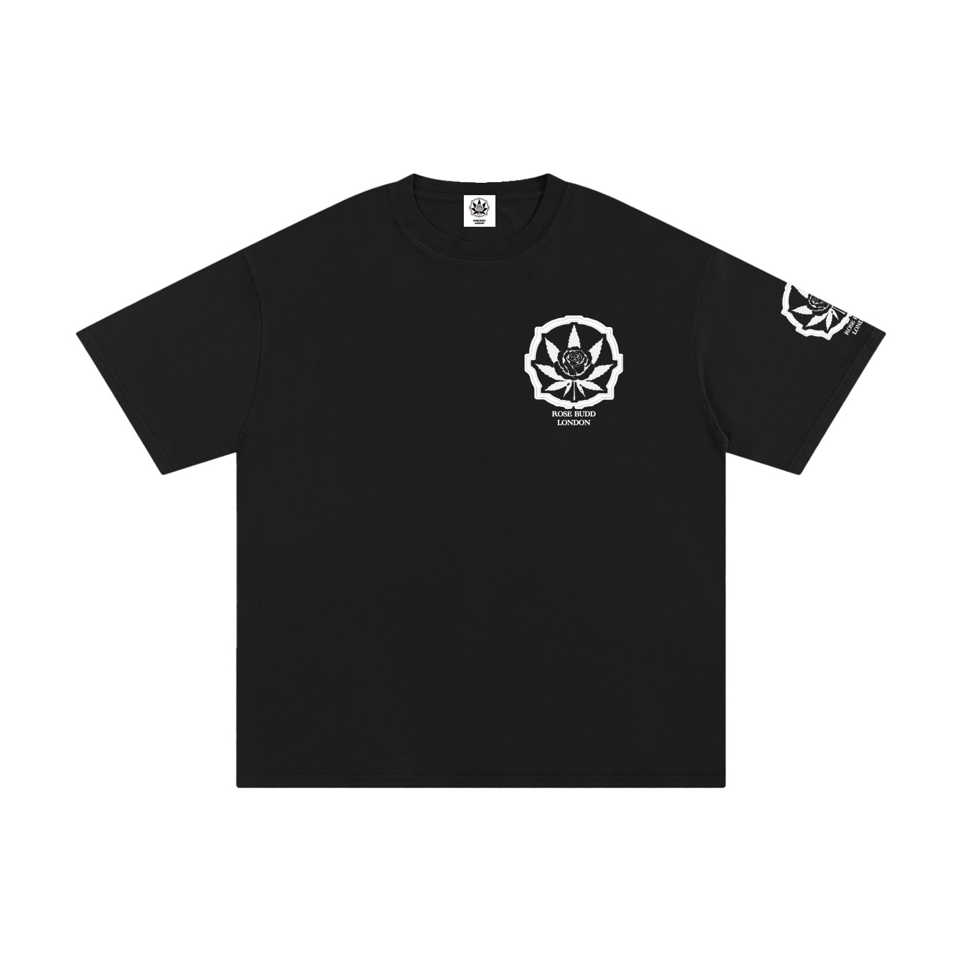 Rosebudd London Clothing - Classic Logo Pure Cotton T-Shirt