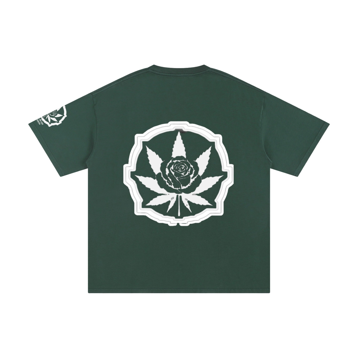 Rosebudd London Clothing - Classic Logo Pure Cotton T-Shirt - Image 4