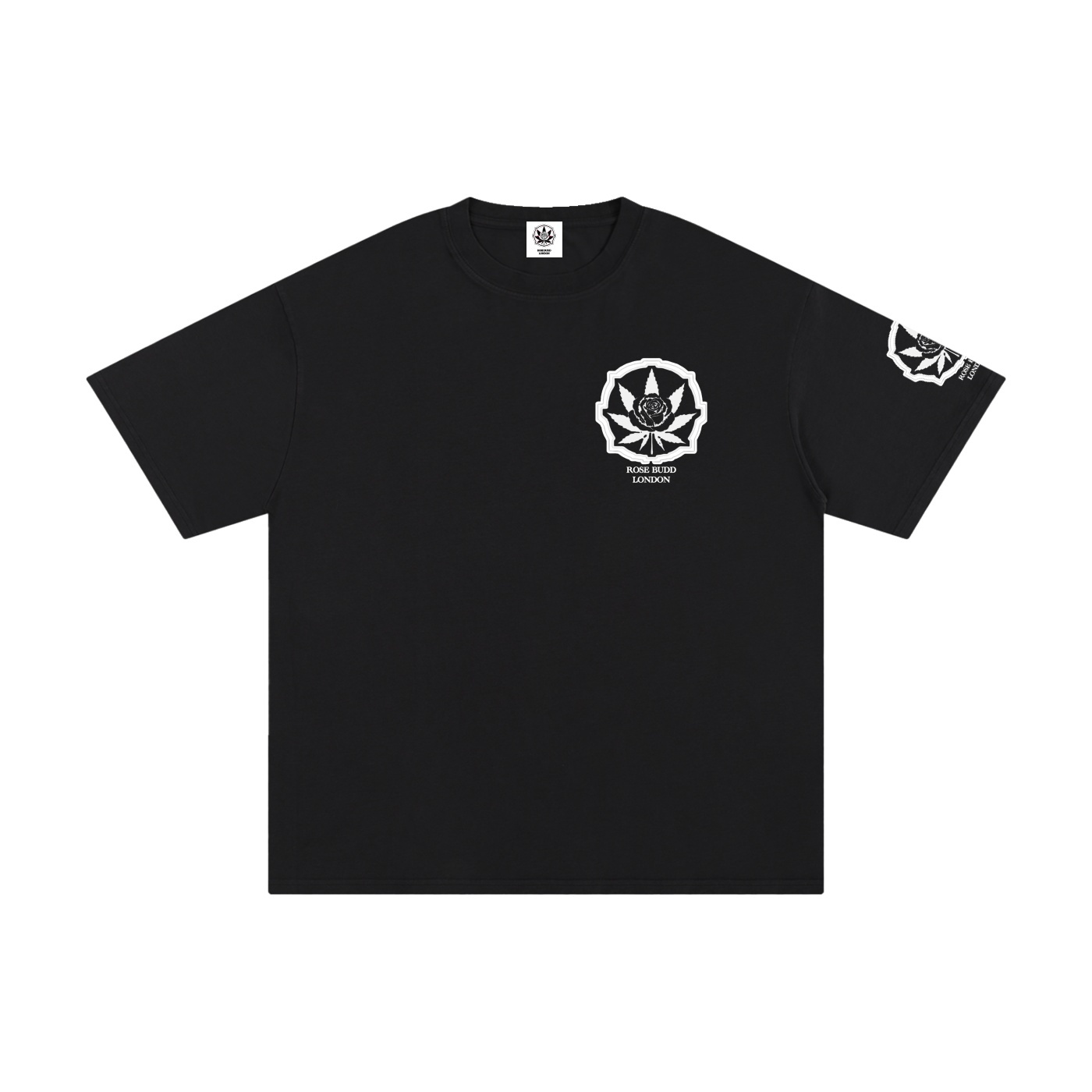 Rosebudd London Classic Logo Pure Cotton T-Shirt