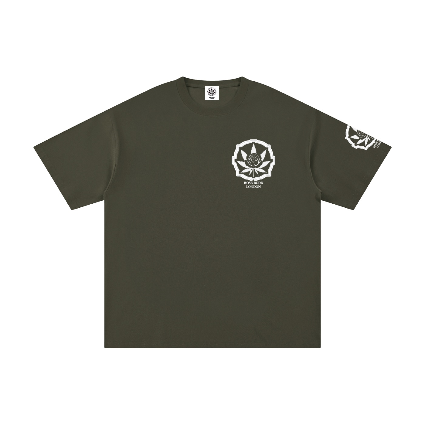 Rosebudd London Classic Logo Pure Cotton T-Shirt - Image 5
